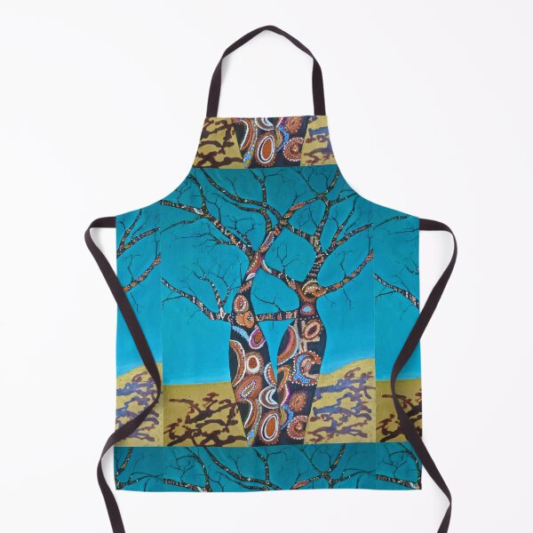 Item preview, BOAB TREES ON Blue designed and sold by gillsart.