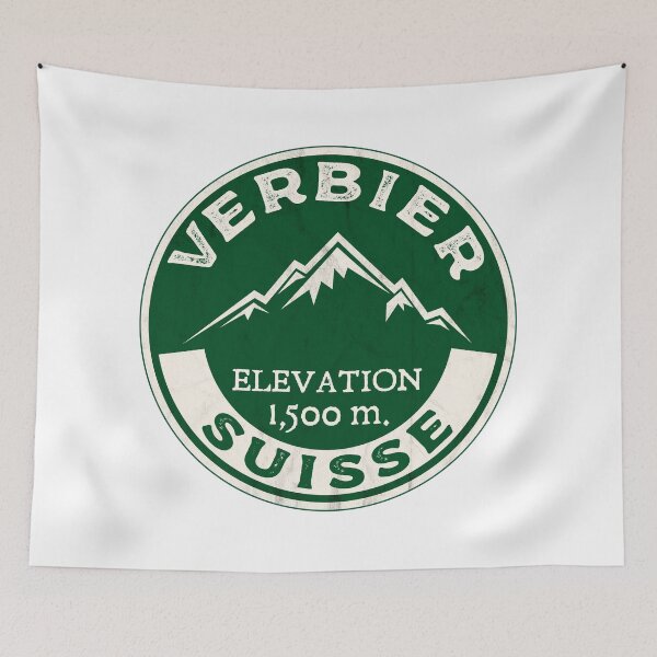 Item preview, Copy of Ski Verbier Switzerland Skiing Valais Canton Matterhorn Mont Blanc designed and sold by DESTINATIONS DECAL.