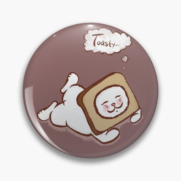 Item preview, Happy Toast Cat designed and sold by Pastel Magic.