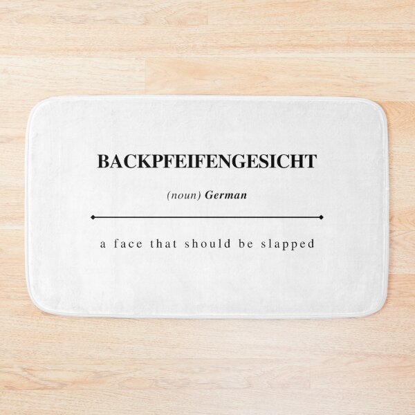 Item preview, Backpfeifengesicht - untranslatable funny word designed and sold by fjakaseason.