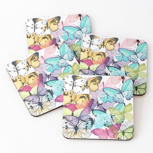 Item preview, Butterfly Flowers Butterflies Pattern designed and sold by PY Tees.