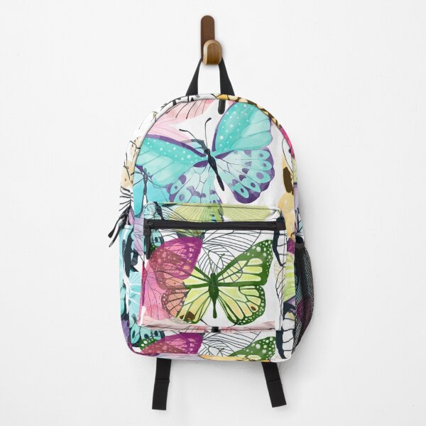Item preview, Butterfly Flowers Butterflies Pattern designed and sold by PY Tees.
