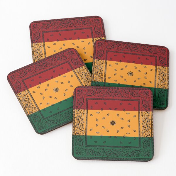 Item preview, Rasta / African Paisley Bandana Style designed and sold by DuskyRhodes.