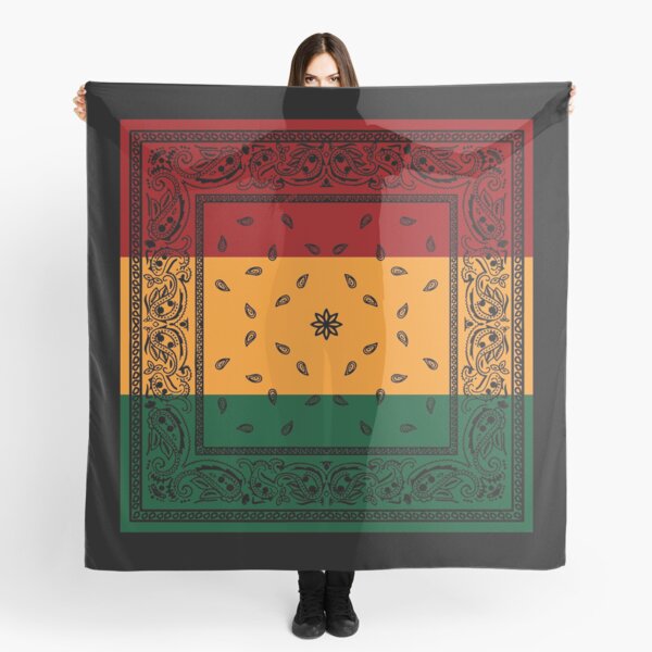 Item preview, Rasta / African Paisley Bandana Style designed and sold by DuskyRhodes.