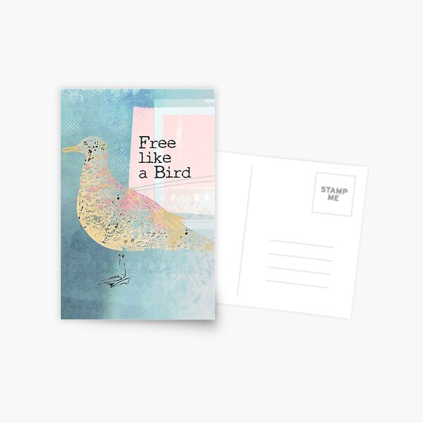 Free like a Bird Postkarte