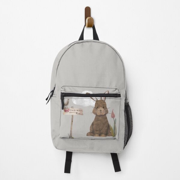 Item preview, Send a hug because I miss you. Adorable watercolor rabbit illustration designed and sold by Caroline Laursen.