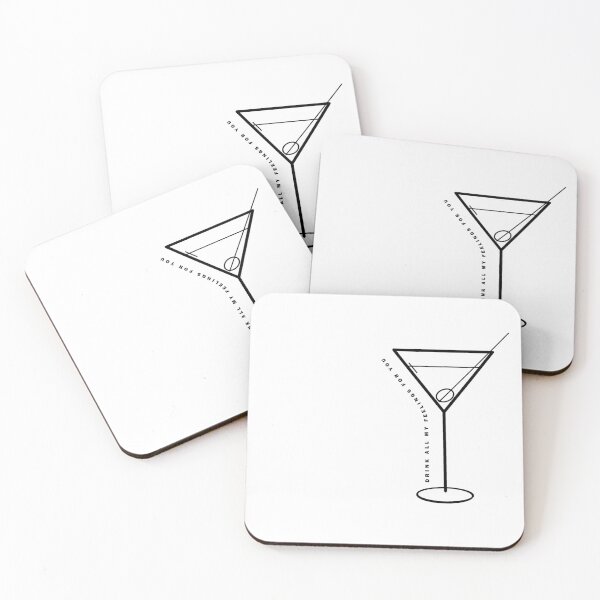 Item preview, Drink all my feelings for you black designed and sold by MCS-Desings.