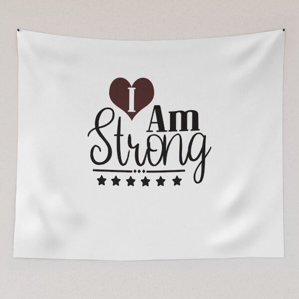 Item preview, heart i am strong t shirt, vintage t shirt designed and sold by chris299.