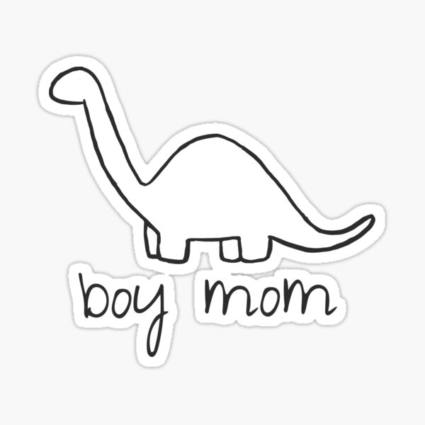 Aperçu de l'œuvre garçon maman (dinosaure) créée et vendue par eighteenandpine.