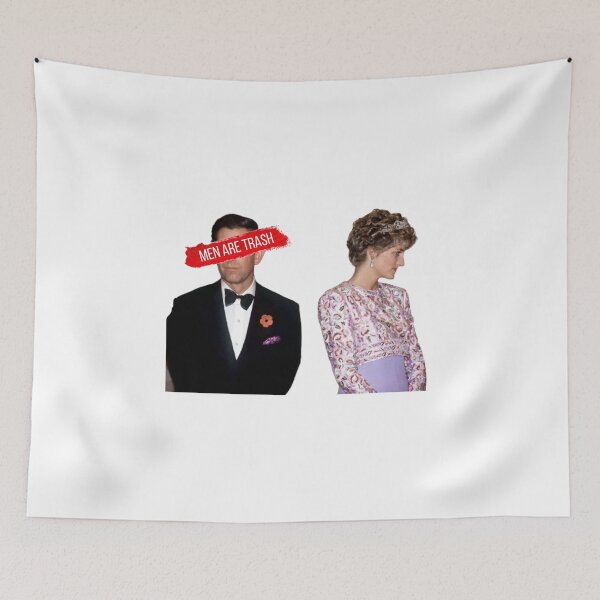 Item preview, Men Are Trash Charles and Diana designed and sold by chrisevanswife.