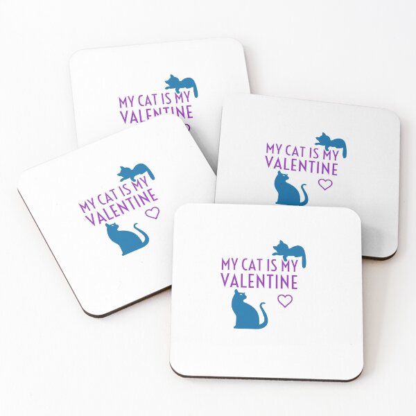 Item preview, My cat is my valentine designed and sold by Gingatoo.
