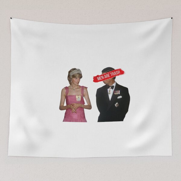 Item preview, Men Are Trash Charles and Diana designed and sold by chrisevanswife.