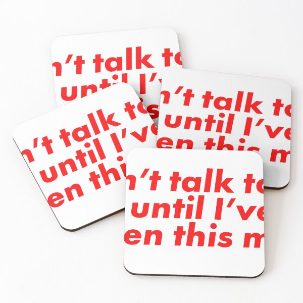 Item preview, Don't Talk to Me Mug designed and sold by samkstephens.