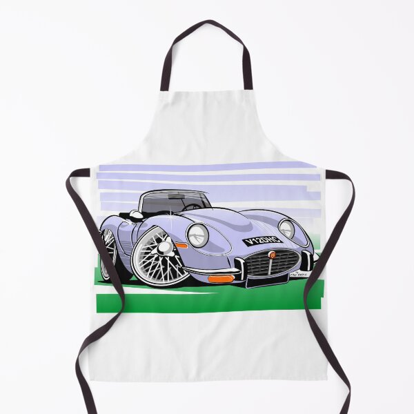 Item preview, E-type V12 roadster caricature - blue designed and sold by car2oonz.