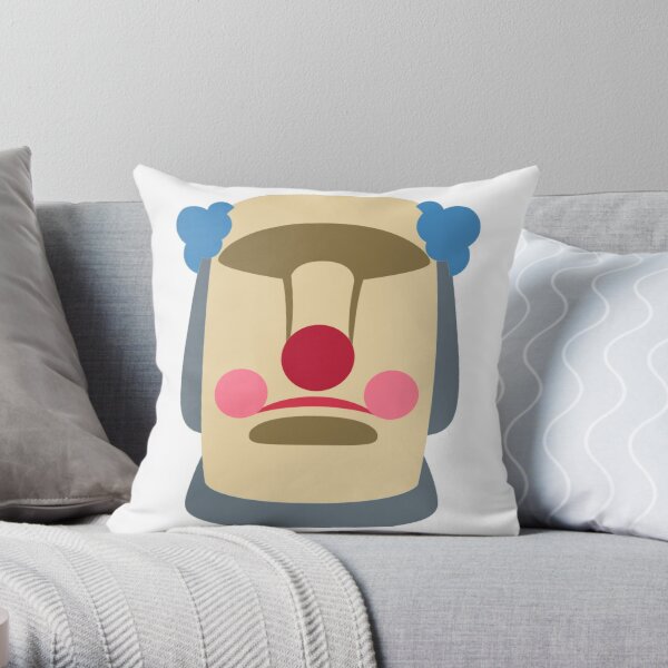 Moai Emoji Pillows & Cushions for Sale