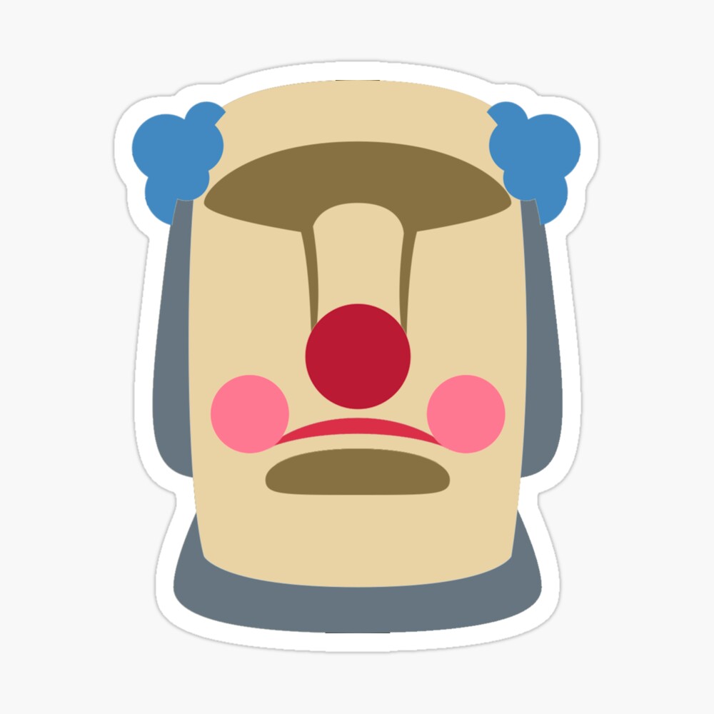 Moai Emoji Greeting Cards for Sale