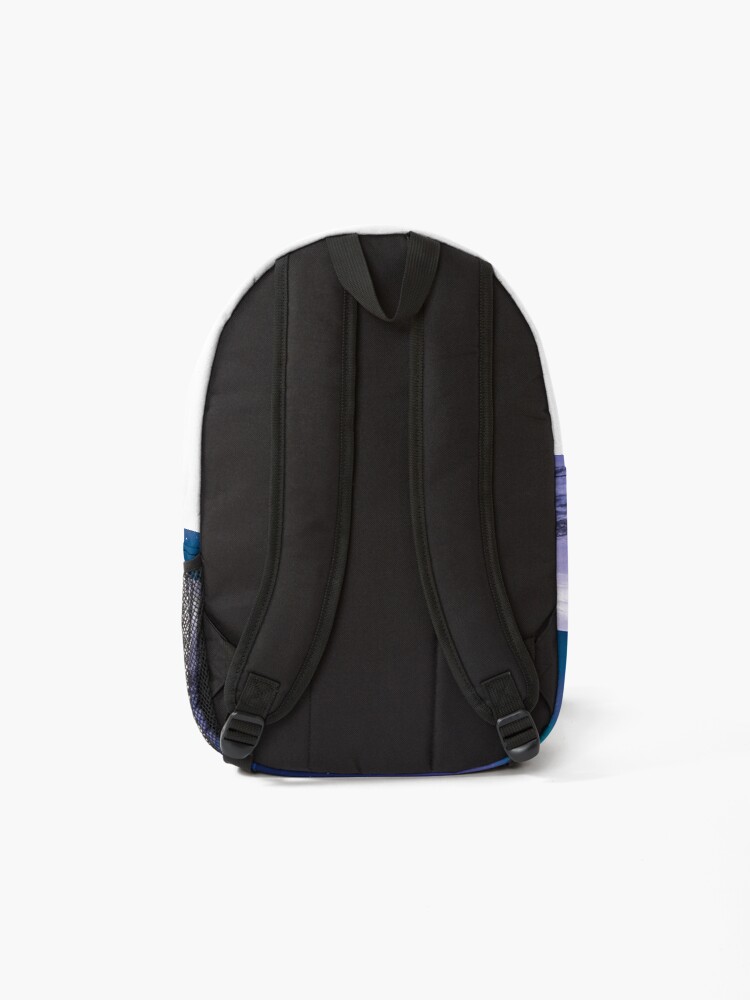 blue green backpack
