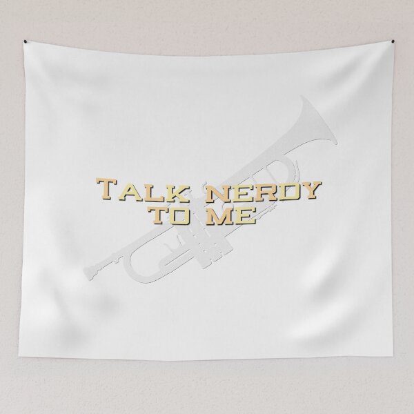 Item preview, Talk Nerdy To Me - Trumpet designed and sold by BandMomDesigns.