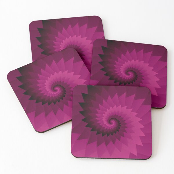 Item preview, Pink gradient spiral pattern designed and sold by myseptember18th.