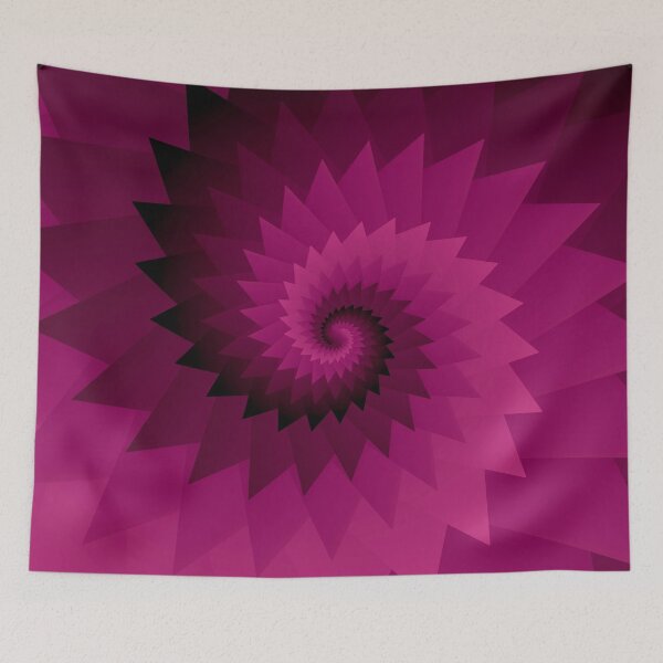Item preview, Pink gradient spiral pattern designed and sold by myseptember18th.