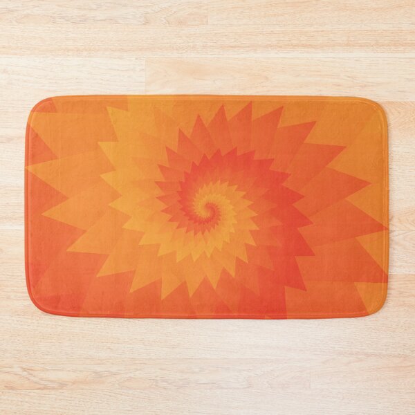 Item preview, Orange gradient spiral pattern designed and sold by myseptember18th.