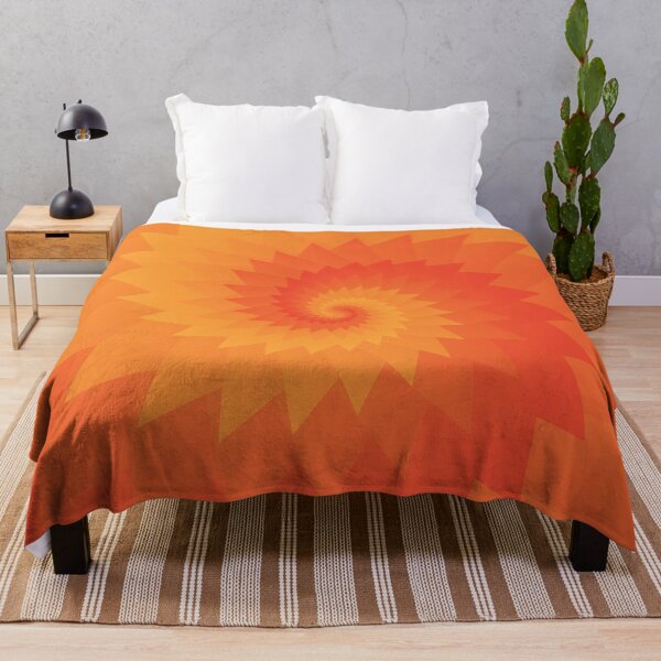 Item preview, Orange gradient spiral pattern designed and sold by myseptember18th.