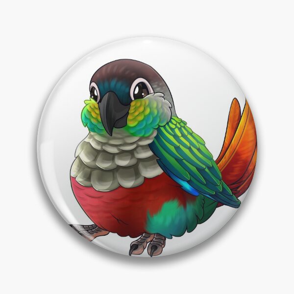 Item preview, Crimson-bellied Conure designed and sold by mitsun.