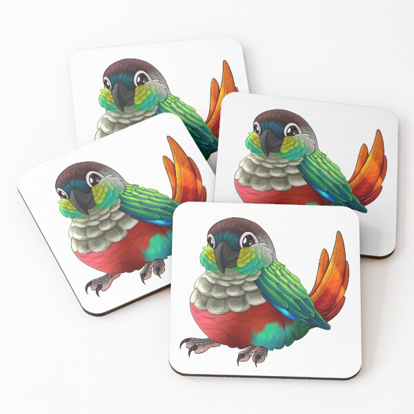 Item preview, Crimson-bellied Conure designed and sold by mitsun.