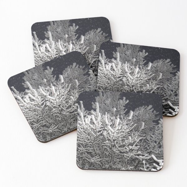 Item preview, "Snow Shock" | Winter Nature Photography High-Quality Print | Icy Snowy Winter Trees designed and sold by JGCPhotography.