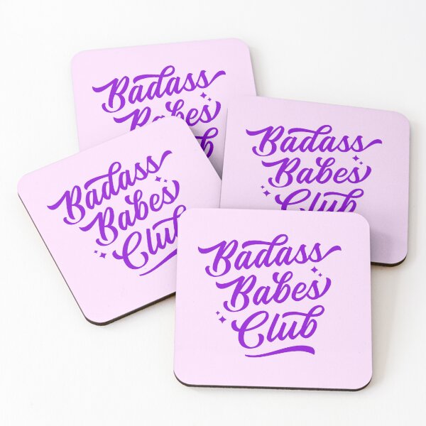 Item preview, Badass Babes Club - Purple designed and sold by ArtCandyCo.