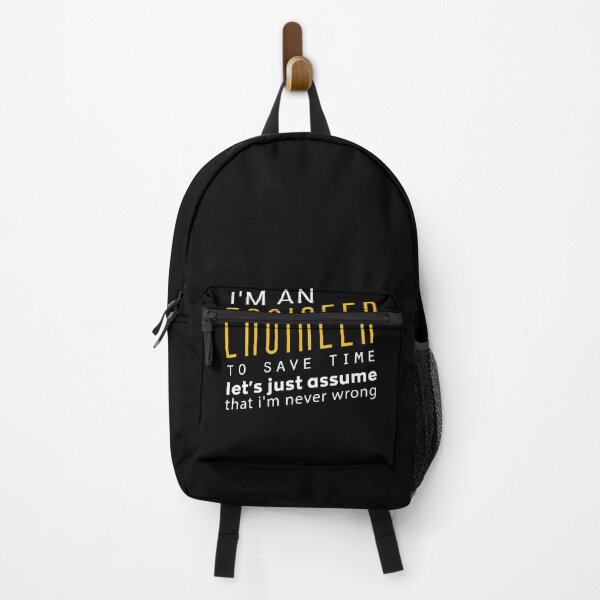 Item preview, I'm an engineer To save time let's just assume that I am never wrong : Funny Gift Idea For Christmas And Birthdays designed and sold by Upper Class.