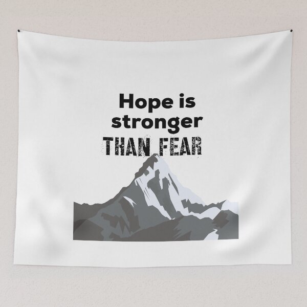 Item preview, Hope Is Stronger Than Fear designed and sold by UncleStuScience.