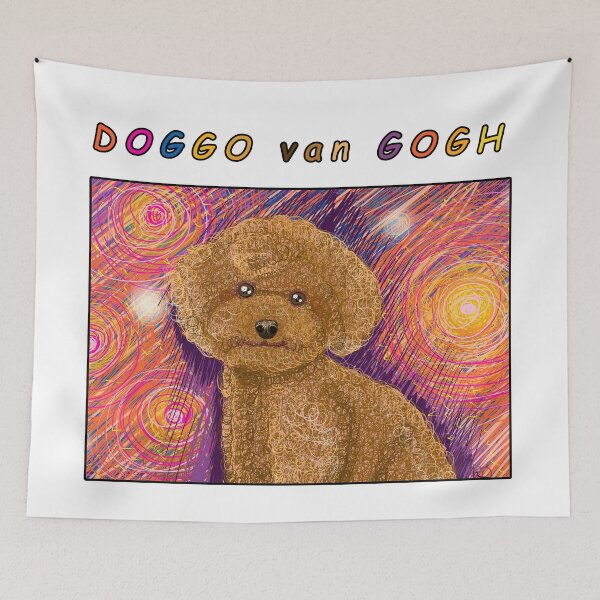 Item preview, Doggo van Gogh designed and sold by ClothingJerown.