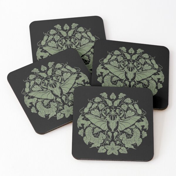 Item preview, Beetle Bloom Dark designed and sold by Dapperbug.