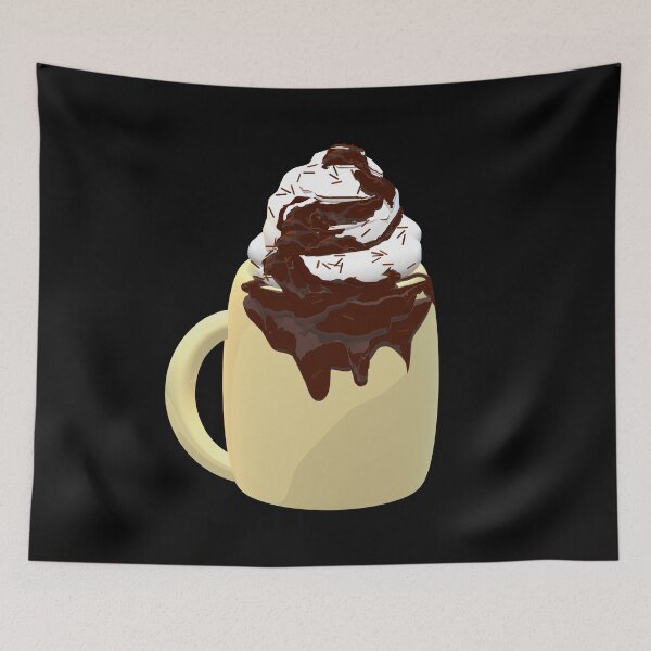 Item preview, Mug of Hot Cocoa with Whipped Cream, Melted Chocolate and Chocolate Sprinkles designed and sold by ArtByLM.