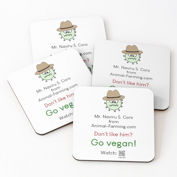 Item preview, Mr. Naviru S. Coro - vegan messge designed and sold by reIntegration.