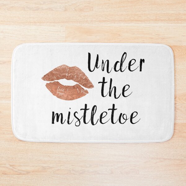 Item preview, Kiss me under the mistletoe - rose gold designed and sold by RoseAesthetic.