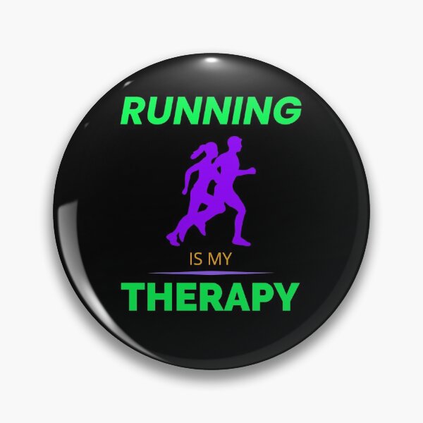 Item preview, Running Is My Therapy T-shirt designed and sold by colortrends.