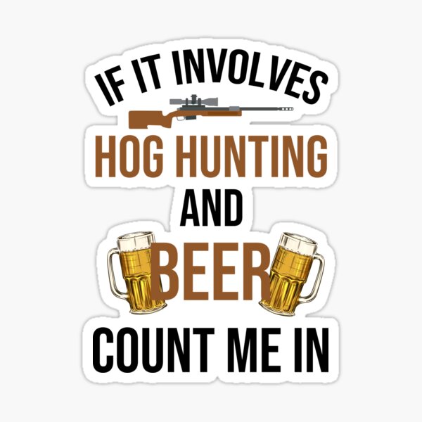 Download Hog Hunting Stickers Redbubble