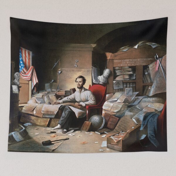 Item preview, Abraham Lincoln Writing the Proclamation Of Freedom  designed and sold by billduncan.