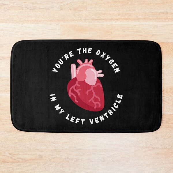 Item preview, Valentine's Day Heart You're the Oxygen in My Left Ventricle designed and sold by Nathalie Aynié.