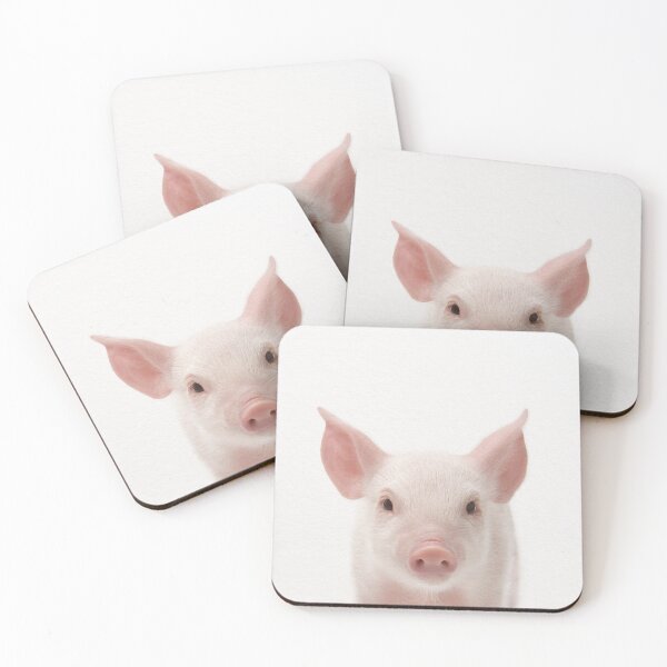 Item preview, Baby Pig, Baby Animals Art Print by Synplus designed and sold by synplus.