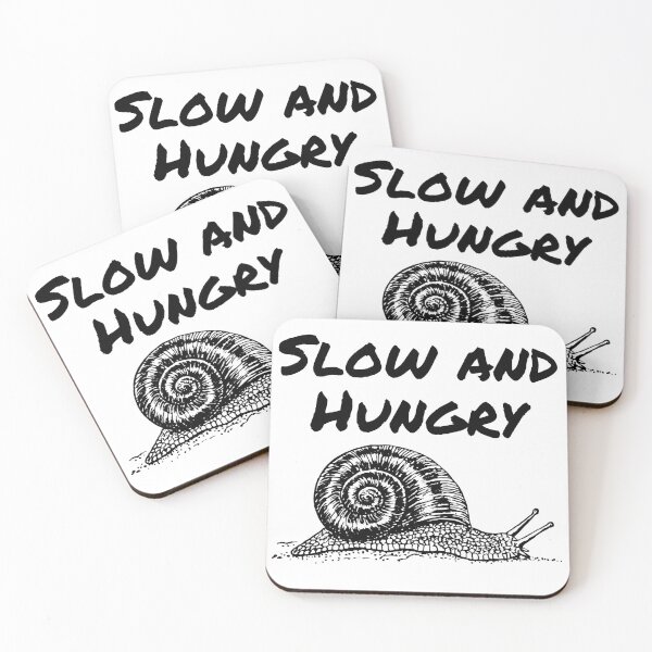Item preview, Slow and Hungry Funny Lazy Snail designed and sold by PatientCitizen.