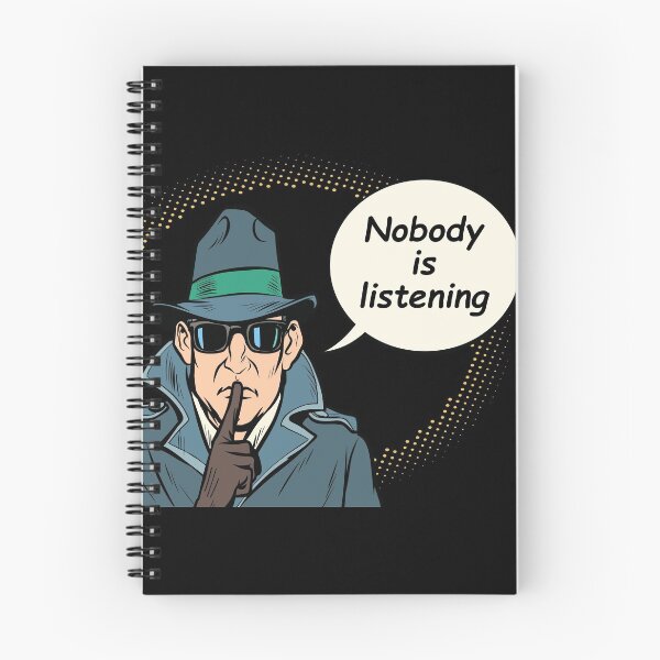Item preview, Nobody is listening designed and sold by Graykat.