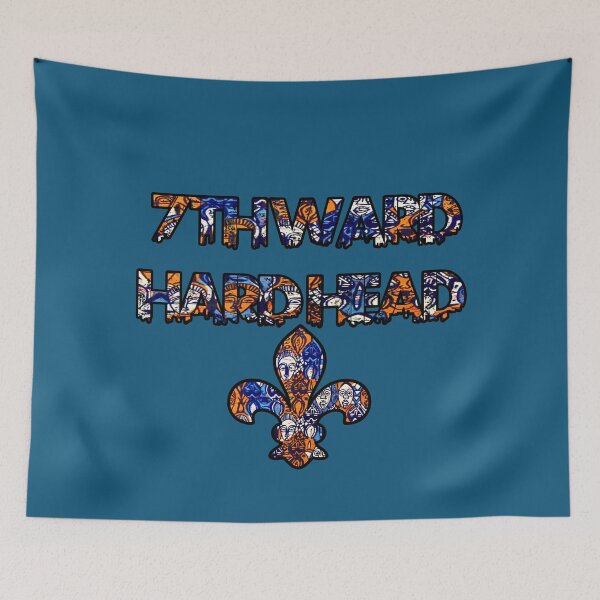 Item preview, Blue 7th Ward Hardhead designed and sold by artbyomega.