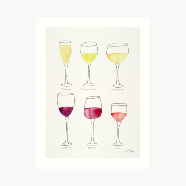 Wine Collection Art Print