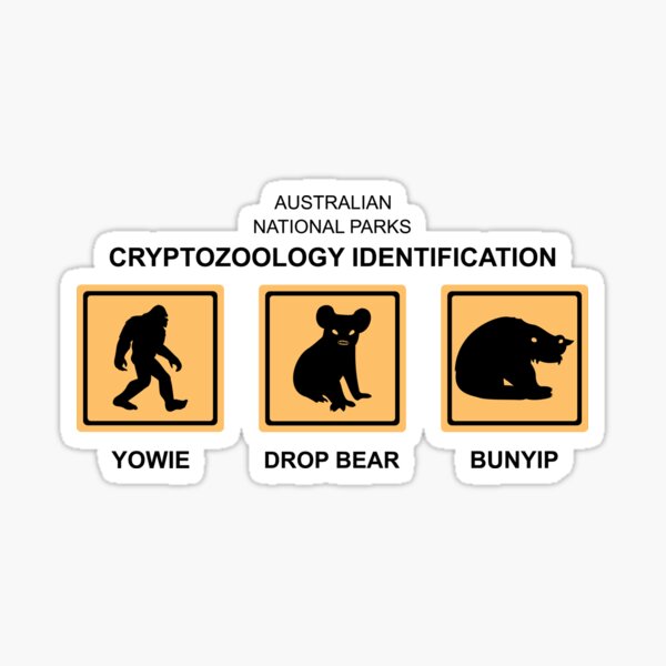Artikel-Vorschau von Kryptozoologische Identifikationstabelle für australische Nationalparks, designt und verkauft von iiLivinia.