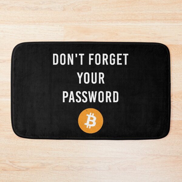 Item preview, Funny Forgot Bitcoin Password Gifts designed and sold by ShirtsandStuffs.