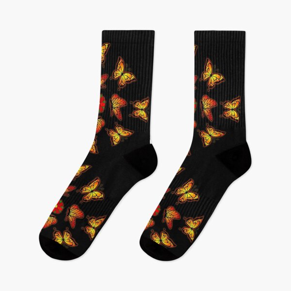 Item preview, Butterfly - Monarch pattern around a flower designed and sold by janraydesigns.