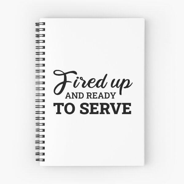 Item preview, Fired Up And Ready To Serve - Black designed and sold by FilipeFerreira.